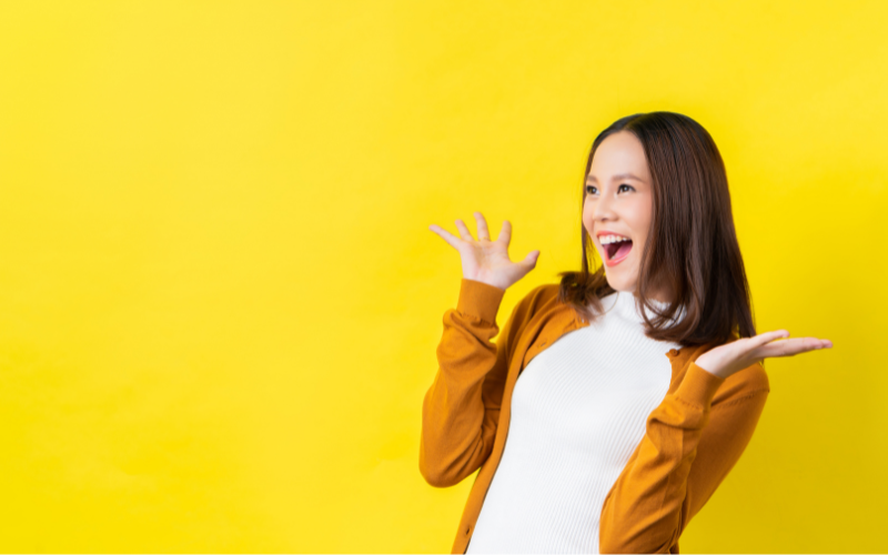 ココナラでブログのヘッダー作成を依頼して満足している人のイメージ